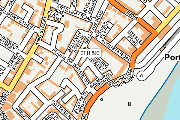 CT11 8JQ map - OS OpenMap – Local (Ordnance Survey)