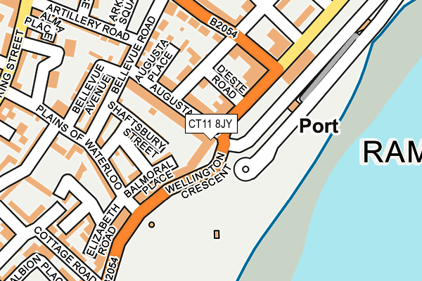 CT11 8JY map - OS OpenMap – Local (Ordnance Survey)