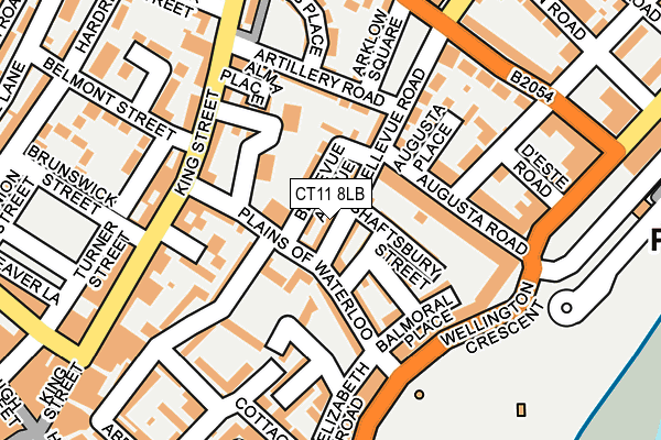 CT11 8LB map - OS OpenMap – Local (Ordnance Survey)