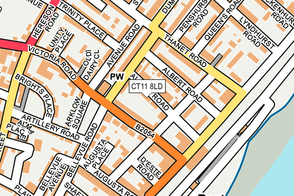 CT11 8LD map - OS OpenMap – Local (Ordnance Survey)