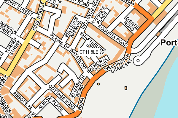 CT11 8LE map - OS OpenMap – Local (Ordnance Survey)