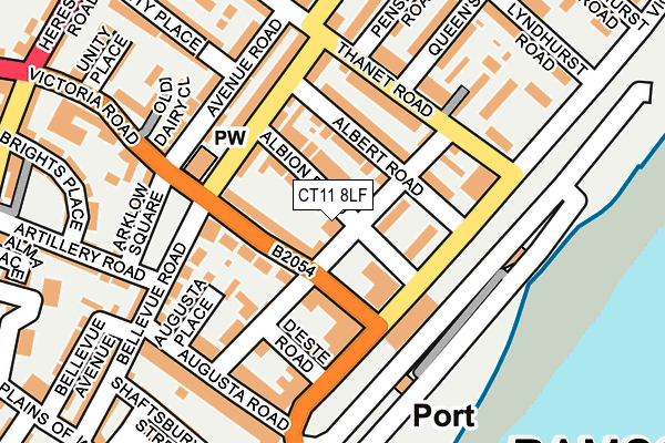 CT11 8LF map - OS OpenMap – Local (Ordnance Survey)