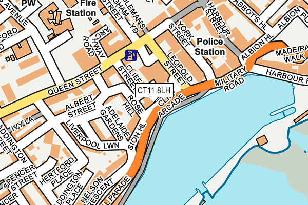 CT11 8LH map - OS OpenMap – Local (Ordnance Survey)