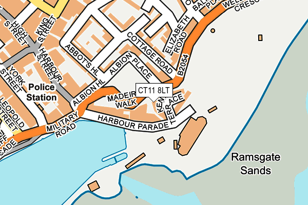 CT11 8LT map - OS OpenMap – Local (Ordnance Survey)