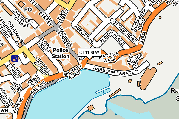 CT11 8LW map - OS OpenMap – Local (Ordnance Survey)