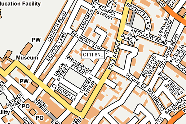 CT11 8NL map - OS OpenMap – Local (Ordnance Survey)
