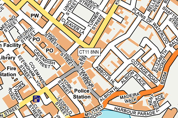 CT11 8NN map - OS OpenMap – Local (Ordnance Survey)