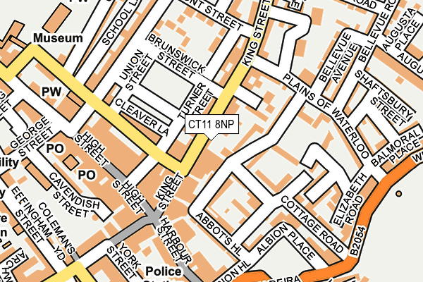CT11 8NP map - OS OpenMap – Local (Ordnance Survey)