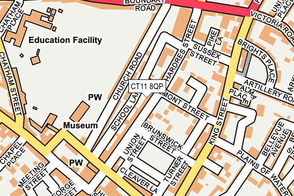 Map of SONDER ARTS CIC at local scale