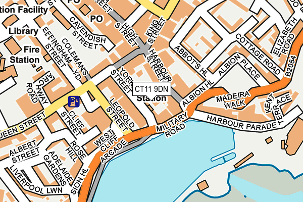 CT11 9DN map - OS OpenMap – Local (Ordnance Survey)