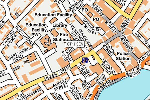 CT11 9EN map - OS OpenMap – Local (Ordnance Survey)