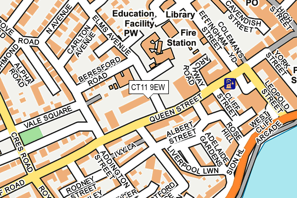 CT11 9EW map - OS OpenMap – Local (Ordnance Survey)