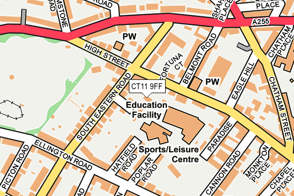 CT11 9FF map - OS OpenMap – Local (Ordnance Survey)