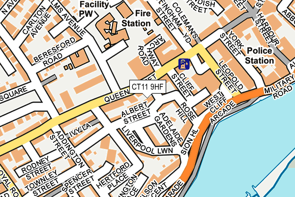 CT11 9HF map - OS OpenMap – Local (Ordnance Survey)