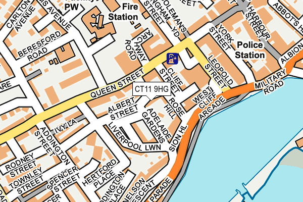 CT11 9HG map - OS OpenMap – Local (Ordnance Survey)