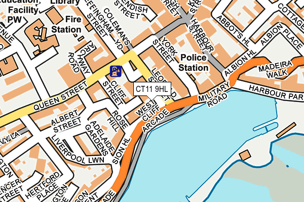 CT11 9HL map - OS OpenMap – Local (Ordnance Survey)