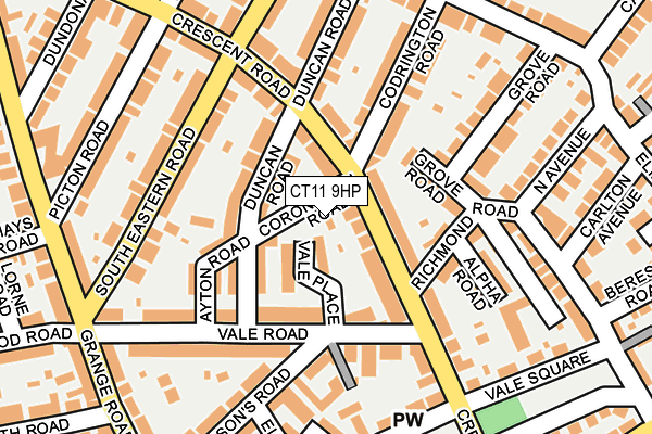CT11 9HP map - OS OpenMap – Local (Ordnance Survey)