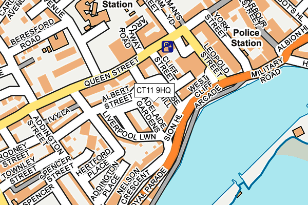 CT11 9HQ map - OS OpenMap – Local (Ordnance Survey)