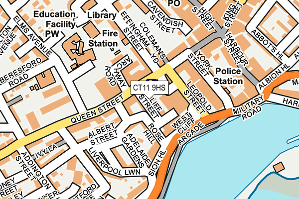 CT11 9HS map - OS OpenMap – Local (Ordnance Survey)