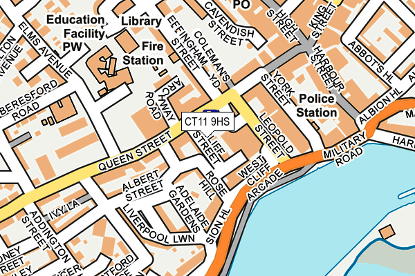 Map of BLUEBERRY DEVELOPMENTS (KENT) LIMITED at local scale