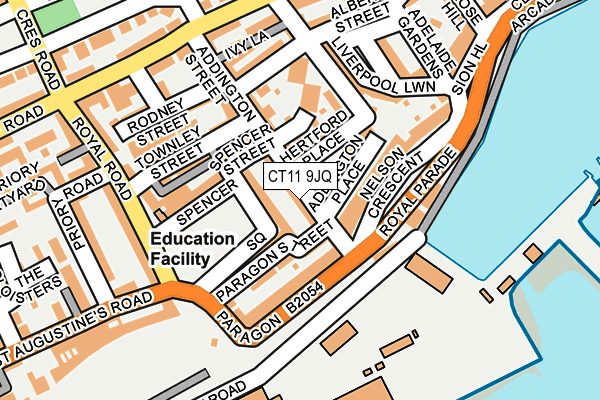 CT11 9JQ map - OS OpenMap – Local (Ordnance Survey)