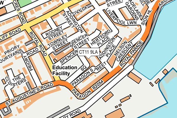 CT11 9LA map - OS OpenMap – Local (Ordnance Survey)