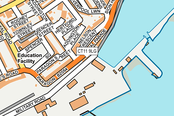 CT11 9LG map - OS OpenMap – Local (Ordnance Survey)