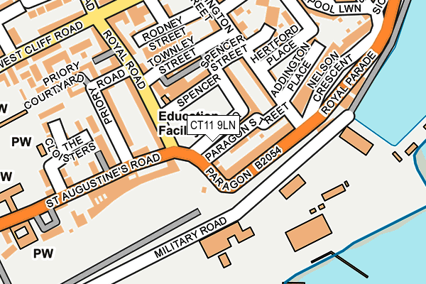 CT11 9LN map - OS OpenMap – Local (Ordnance Survey)