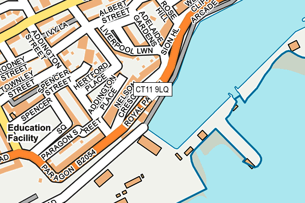 CT11 9LQ map - OS OpenMap – Local (Ordnance Survey)