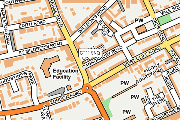 CT11 9NQ map - OS OpenMap – Local (Ordnance Survey)