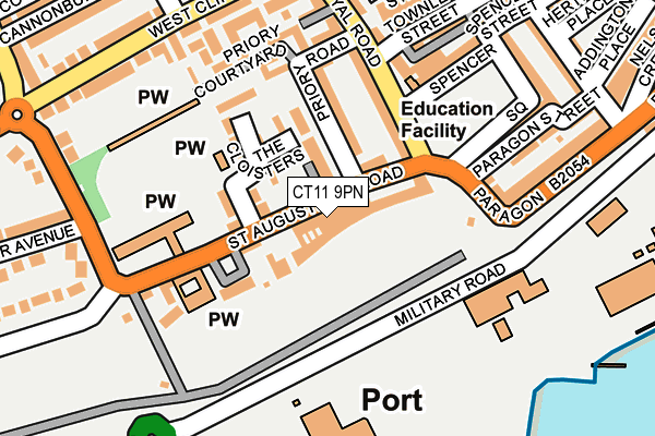 CT11 9PN map - OS OpenMap – Local (Ordnance Survey)