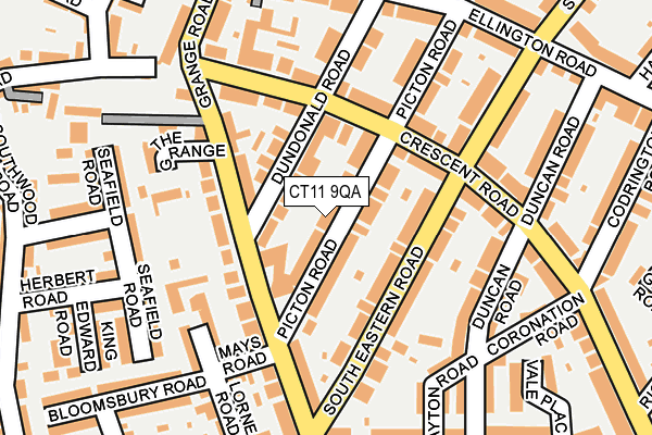 CT11 9QA map - OS OpenMap – Local (Ordnance Survey)