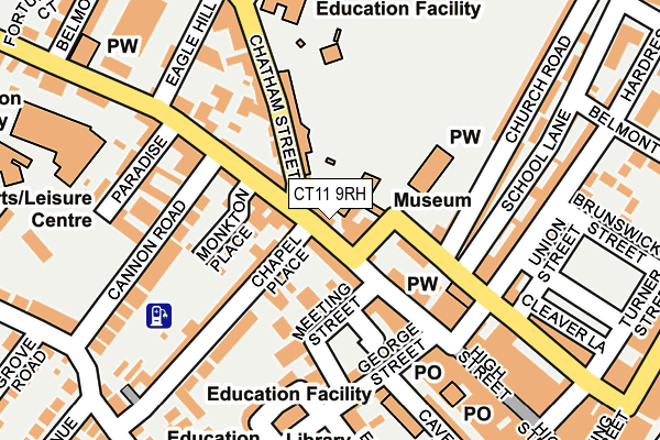 CT11 9RH map - OS OpenMap – Local (Ordnance Survey)