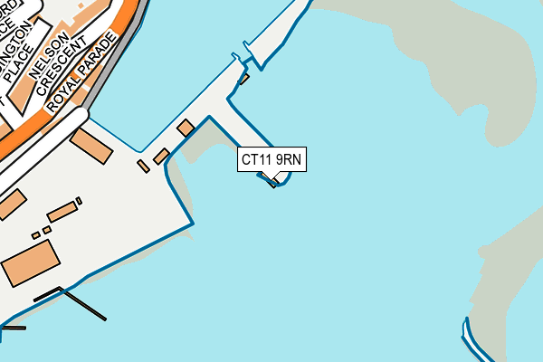 CT11 9RN map - OS OpenMap – Local (Ordnance Survey)
