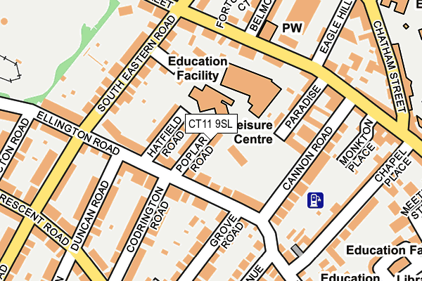 CT11 9SL map - OS OpenMap – Local (Ordnance Survey)