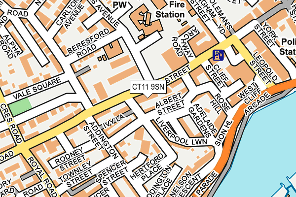 CT11 9SN map - OS OpenMap – Local (Ordnance Survey)