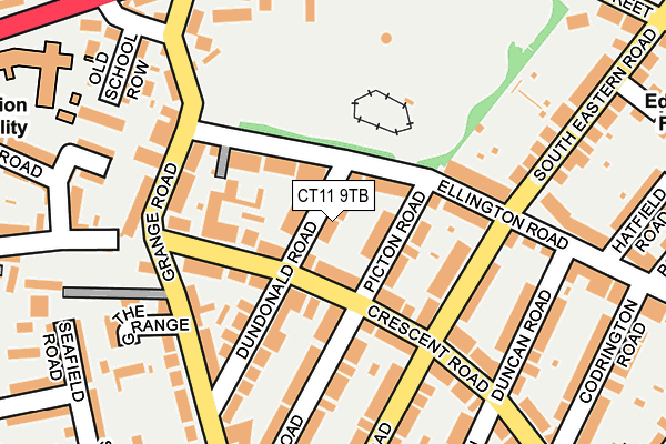 CT11 9TB map - OS OpenMap – Local (Ordnance Survey)