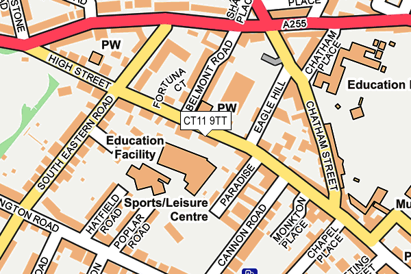 CT11 9TT map - OS OpenMap – Local (Ordnance Survey)