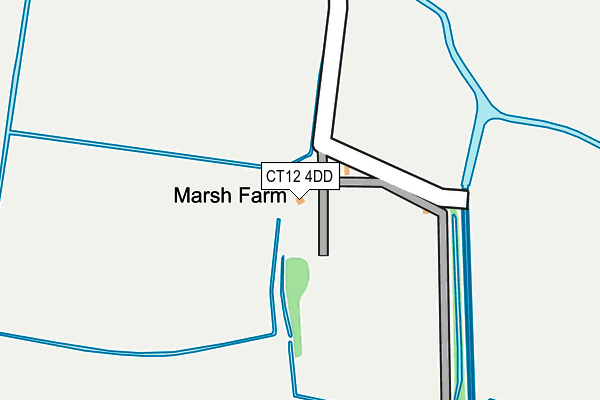 CT12 4DD map - OS OpenMap – Local (Ordnance Survey)