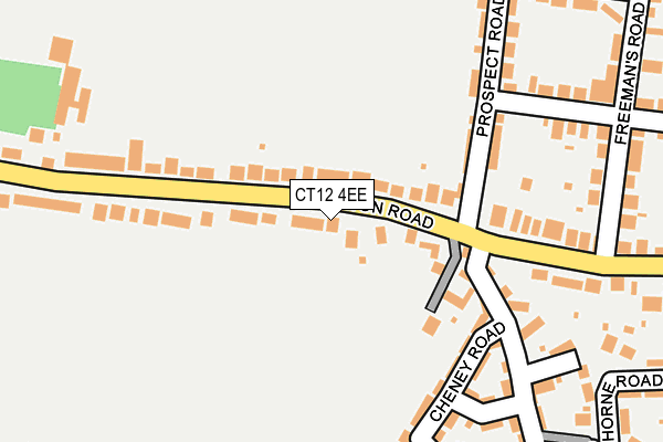 CT12 4EE map - OS OpenMap – Local (Ordnance Survey)