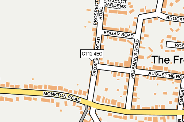 CT12 4EG map - OS OpenMap – Local (Ordnance Survey)