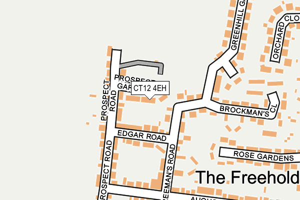 CT12 4EH map - OS OpenMap – Local (Ordnance Survey)