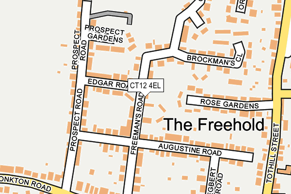 CT12 4EL map - OS OpenMap – Local (Ordnance Survey)