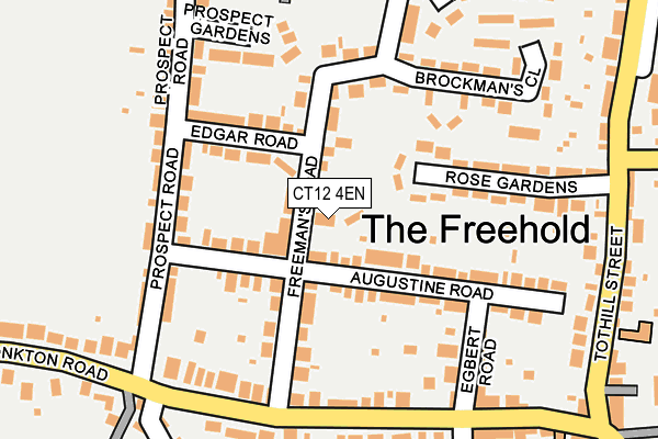 CT12 4EN map - OS OpenMap – Local (Ordnance Survey)