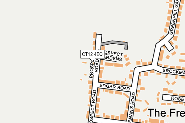 CT12 4EQ map - OS OpenMap – Local (Ordnance Survey)