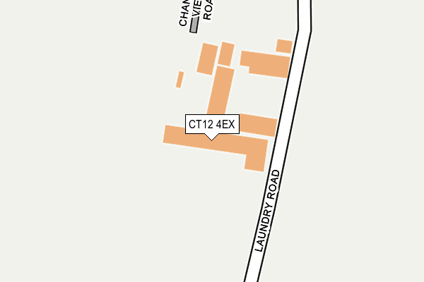 CT12 4EX map - OS OpenMap – Local (Ordnance Survey)