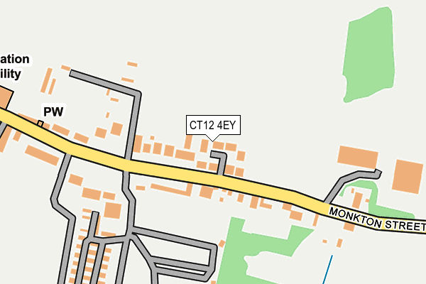 CT12 4EY map - OS OpenMap – Local (Ordnance Survey)