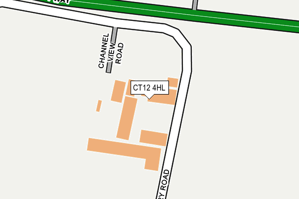 CT12 4HL map - OS OpenMap – Local (Ordnance Survey)