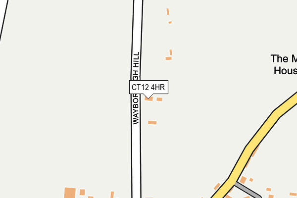 CT12 4HR map - OS OpenMap – Local (Ordnance Survey)