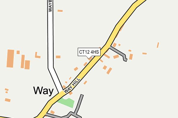 CT12 4HS map - OS OpenMap – Local (Ordnance Survey)